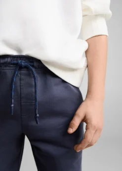 Dzieci MANGO Bermudy*Bawełniane bermudy z elastycznym pasem