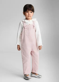 Dzieci MANGO Sukienki I Kombinezony|Spodnie*Bawełniane ogrodniczki