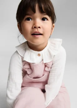 Dzieci MANGO Sukienki I Kombinezony|Spodnie*Bawełniane ogrodniczki