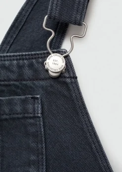 Dzieci MANGO Dżinsy*Bawełniane ogrodniczki