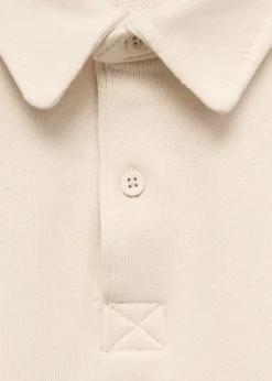 Dzieci MANGO Bluzy*Bawełniane polo z długim rękawem