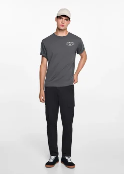 MANGO Spodnie*Bawełniane spodnie cargo