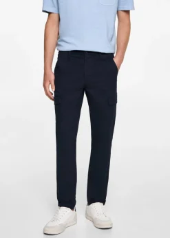 MANGO Spodnie*Bawełniane spodnie cargo