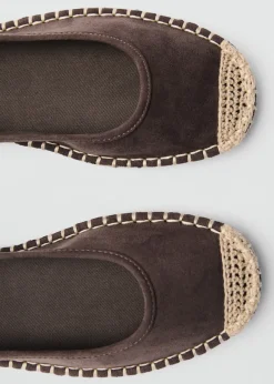 MANGO Buty*Bawełniane wiązane espadryle