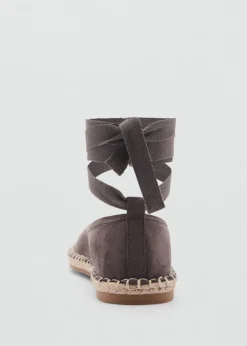 MANGO Buty*Bawełniane wiązane espadryle