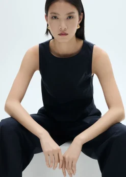 MANGO Topy*Bawełniany top crop