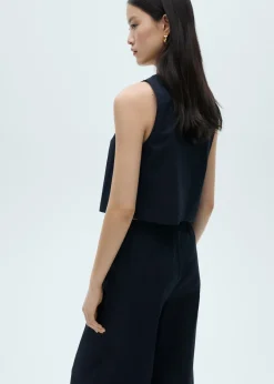 MANGO Topy*Bawełniany top crop