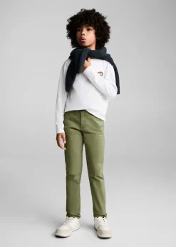 Dzieci MANGO Koszulki*Bawełniany wzorzysty t-shirt