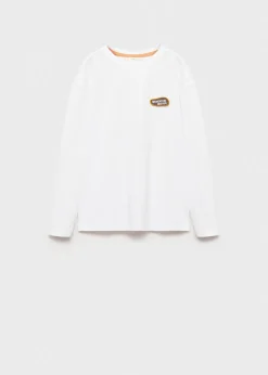 Dzieci MANGO Koszulki*Bawełniany wzorzysty t-shirt