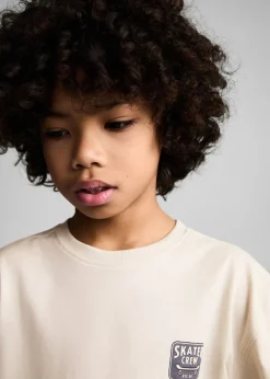 Dzieci MANGO Koszulki*Bawełniany wzorzysty t-shirt