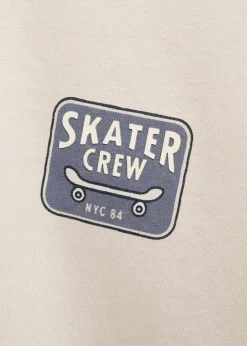 Dzieci MANGO Koszulki*Bawełniany wzorzysty t-shirt