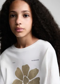 Dzieci MANGO Koszulki I Topy*Bawełniany wzorzysty t-shirt