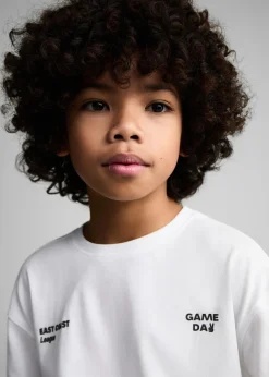 Dzieci MANGO Koszulki*Bawełniany wzorzysty t-shirt