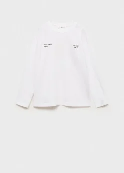 Dzieci MANGO Koszulki*Bawełniany wzorzysty t-shirt