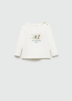 Dzieci MANGO T-shirty I Body*Bawełniany wzorzysty t-shirt