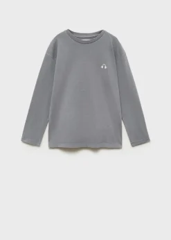 Dzieci MANGO Koszulki*Bawełniany wzorzysty t-shirt