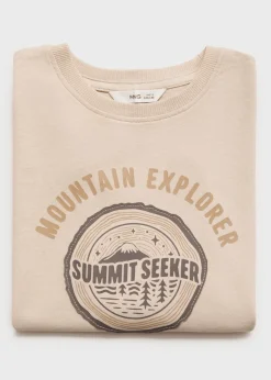 Dzieci MANGO Koszulki*Bawełniany wzorzysty t-shirt