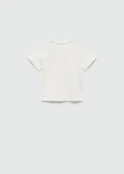 Dzieci MANGO Koszulki*Bawełniany wzorzysty t-shirt