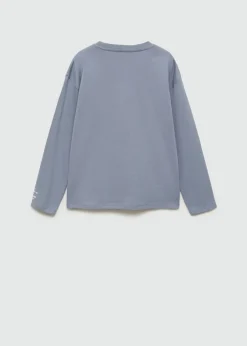 Dzieci MANGO Koszulki*Bawełniany wzorzysty t-shirt