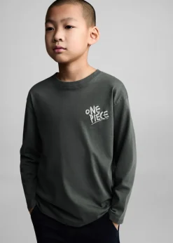 Dzieci MANGO Koszulki*Bawełniany wzorzysty t-shirt