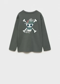 Dzieci MANGO Koszulki*Bawełniany wzorzysty t-shirt