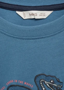 Dzieci MANGO Koszulki*Bawełniany wzorzysty t-shirt