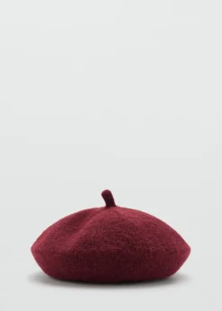 MANGO Czapki I Rękawiczki*Beret z dzianiny