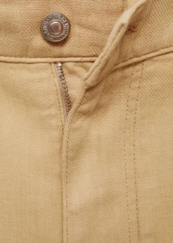 MANGO Dżinsy*Bermudy bawełniane z kieszeniami