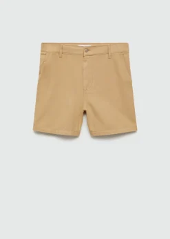 MANGO Dżinsy*Bermudy bawełniane z kieszeniami