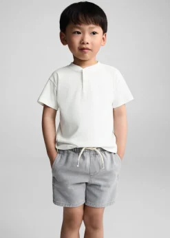 Dzieci MANGO Bermudy*Bermudy denim comfy-fit