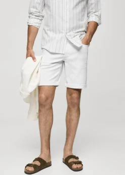 MANGO Dżinsy*Bermudy dżinsowe slim fit