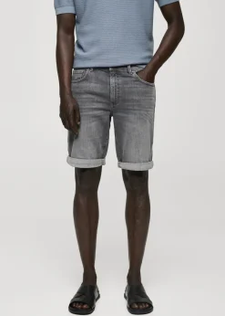 MANGO Dżinsy*Bermudy dżinsowe slim fit