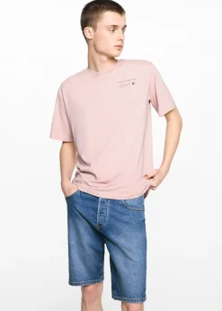 MANGO Bermudy*Bermudy dżinsowe z bawełny