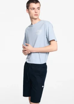 MANGO Bermudy*Bermudy lniane z kieszeniami cargo