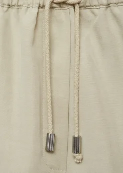 MANGO Krótkie Spodenki*Bermudy z lyocellu z szerokimi nogawkami