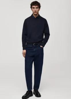 MANGO Bluzy*Bluza bawełniana regular fit