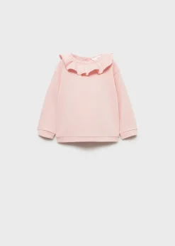 Dzieci MANGO Swetry I Kardigany|Swetry I Kardigany*Bluza bawełniana z falbanką