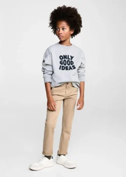 Dzieci MANGO Bluzy*Bluza bawełniana z haftem