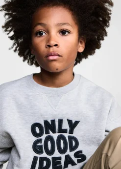 Dzieci MANGO Bluzy*Bluza bawełniana z haftem