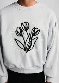 Dzieci MANGO Bluzy*Bluza bawełniana z haftem