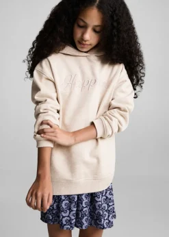 Dzieci MANGO Bluzy*Bluza bawełniana z haftem