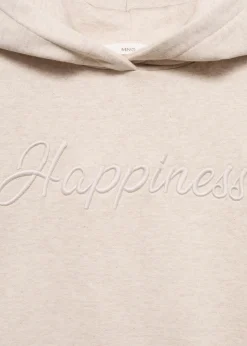 Dzieci MANGO Bluzy*Bluza bawełniana z haftem