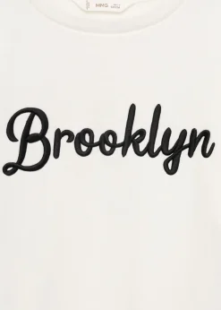 Dzieci MANGO Bluzy*Bluza bawełniana z haftem