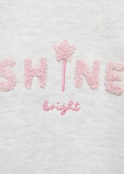 Dzieci MANGO Bluzy*Bluza bawełniana z haftem