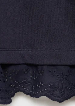 Dzieci MANGO Bluzy*Bluza bawełniana z haftem