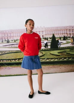 Dzieci MANGO Bluzy*Bluza bawełniana z haftem