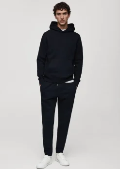 MANGO Bluzy*Bluza bawełniana z kapturem regular fit