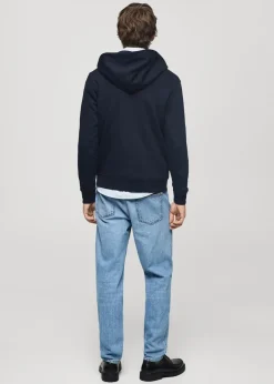 MANGO Bluzy*Bluza bawełniana z kapturem na zamek