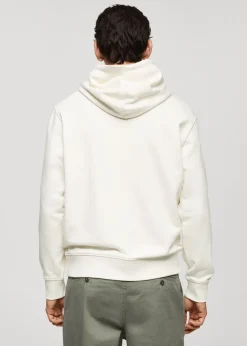 MANGO Bluzy*Bluza bawełniana z kapturem regular fit