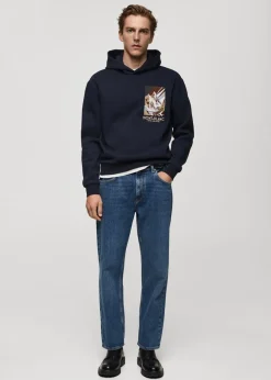 MANGO Bluzy*Bluza bawełniana z nadrukiem